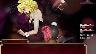 Black Smith-12: Hungry Bunny Girl On Sofa