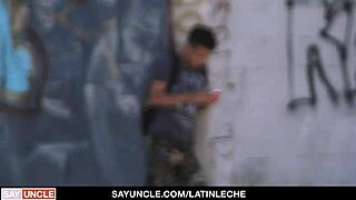 Man, I paid this straight Latino to ride my big uncut dick, no lie!