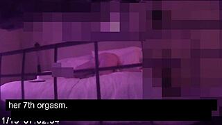 Real Stepmom Caught on Hidden Cam by Stepson, Multiple Orgasms?