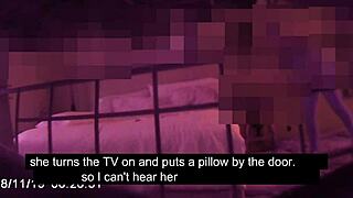 Real Stepmom Caught on Hidden Cam by Stepson, Multiple Orgasms?