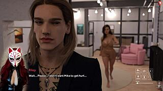 Steps of Debauchery 8: Old Man Spies on Playful Fox Girl Masturbating