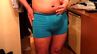 Femdom and handjob action in cock slapping video