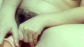 Her pussy gets pounded by huge dick
