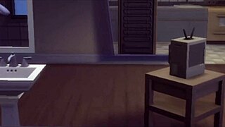 bitch bent over getting doggystyled by her stepbrother in the sims 4