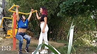 i seduced my hot neighbor and she's a wild lesbian craving pussy