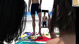 Underwater Kissing with Layla Turns Hot in 3D Anime Action