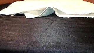 Ebony Woman Tied Up Squirts Intensely From Big Black Cock