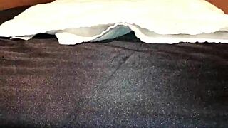 Ebony Woman Tied Up Squirts Intensely From Big Black Cock