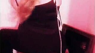 Black Domme In Heels Breaks Chains Of Bound Submissive In BDSM