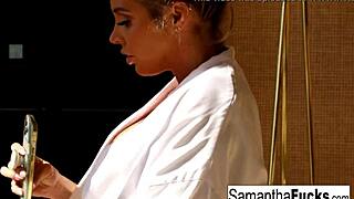 samantha saint says, 'look at my sexy nude tease!'