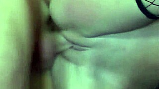 At the garage, she takes a hard dick deep inside