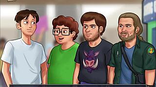 summertime saga 155 unfolds in an erotic anime adventure