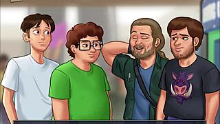 summertime saga 155 unfolds in an erotic anime adventure