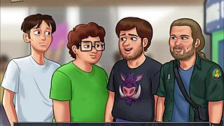 summertime saga 155 unfolds in an erotic anime adventure