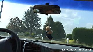 Hey, check this beautiful chubby blonde taking double penetration and fisting!