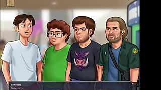 summertime saga 155 unfolds in an erotic anime adventure