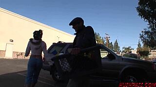 British Wife Jordan Picked Up And Fucks Hard Monster Cock