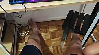 uhh, i saw my editor's hard cock and just had to screw him