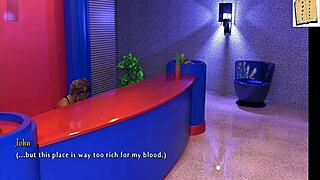 Being a Dik 17 Dik Route with huge tits in 3D