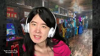 chinese gamer girl goes topless