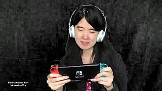 chinese gamer girl goes topless