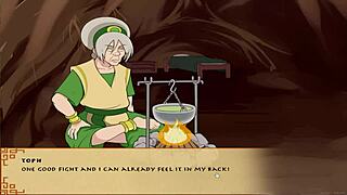 what's happening in four elements trainer book 4 love part 47 with more whorra?