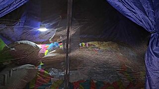 Hey, wanna sneak into the forest for wild night camping sex?