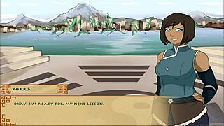 what's happening in four elements trainer book 4 love part 47 with more whorra?