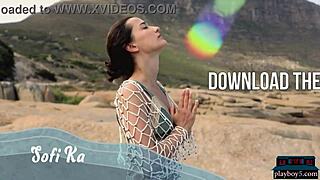 Ever seen two petite Ukrainian milfs Ariel and Sofi Ka strip outdoors?