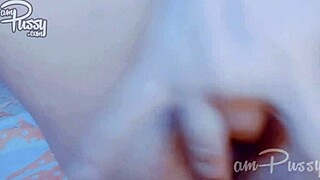 amateur asian pussy fingering close-up