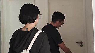 Kimiko checked out a new rental room but got no mercy from the owner