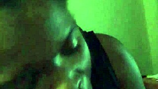 ebony gives sloppy head on black guy