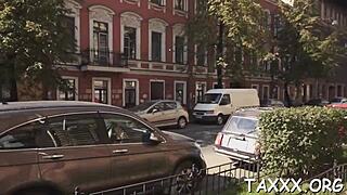 This teen gives hot blowjob to the tricky casting agent with her tight pussy