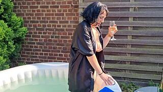 Mya Lorenn Gets Fucked In Her Ass By Her Lucky Neighbour