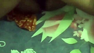 Valentine's special hot couple enjoys romantic intimate moments