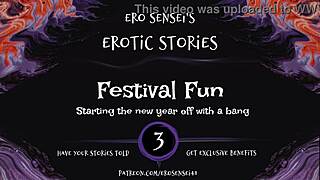 Festival Fun Turns Wild! Erotic Audio for Women at Holiday Party with Sexy Amateurs Gets Steamy!