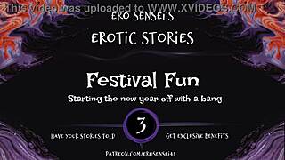 Festival Fun Turns Wild! Erotic Audio for Women at Holiday Party with Sexy Amateurs Gets Steamy!