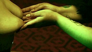 Mayanna Rodrigues and Tormenta Cósmica explore BDSM submission with toys at the club.