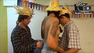 country teens with big assets bent over for raw doggystyle