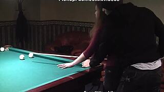 small-titted woman gets banged hard by the public pool