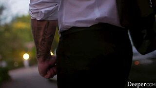deeper masochistic beauty kenna blindfolded, flogged, and ridden hard in bondage