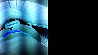 Me preparando para o amante na cabine de bronzeamento artificial - acesso ao whatsapp e conteúdos www bumbumgigante com - participe dos meus vídeos