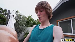 Ashlyn Peaks' naughty neighbor gets caught in intense action