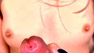 Girlfriend Delivers Intense Handjob in Close-Up on Day 47