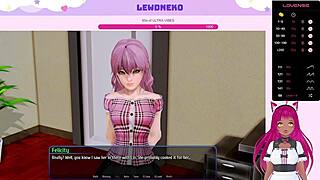 Vtuber lewdneko dives into the spicy world of Harem Hotel in part 24.