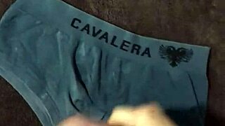 watch him stroking and cumming hard in solo gay action