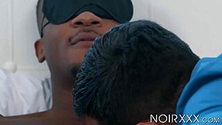 lusty nic sahara and two dudes prepare for hardcore interracial group session