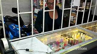 this mature woman got caught masturbating behind bars