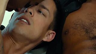 lusty nic sahara and two dudes prepare for hardcore interracial group session