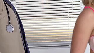 Busty lovers hear top-heavy babe chessie kays screams through the door